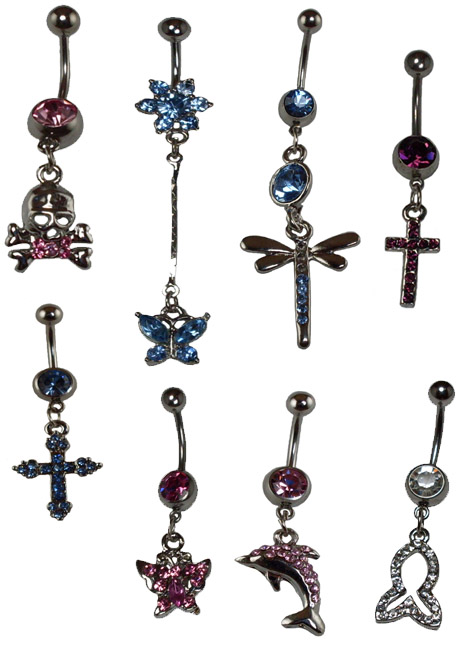 Belly Button Body Jewelry Assorted Styles