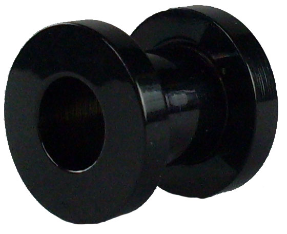 Black Steel Plug 6mm