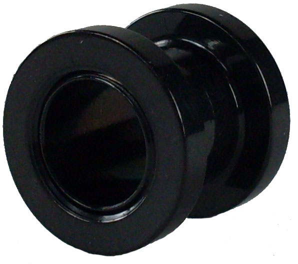 Black Steel Plug 8mm