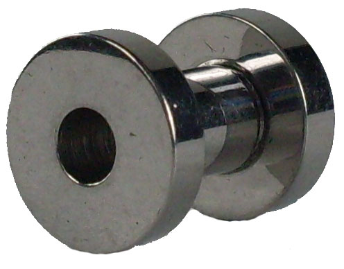 Silver Steel Plug 4mm
