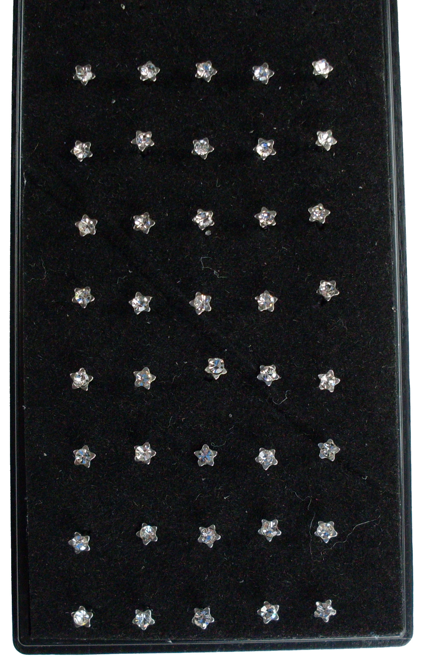 Silver Star Nose Studs