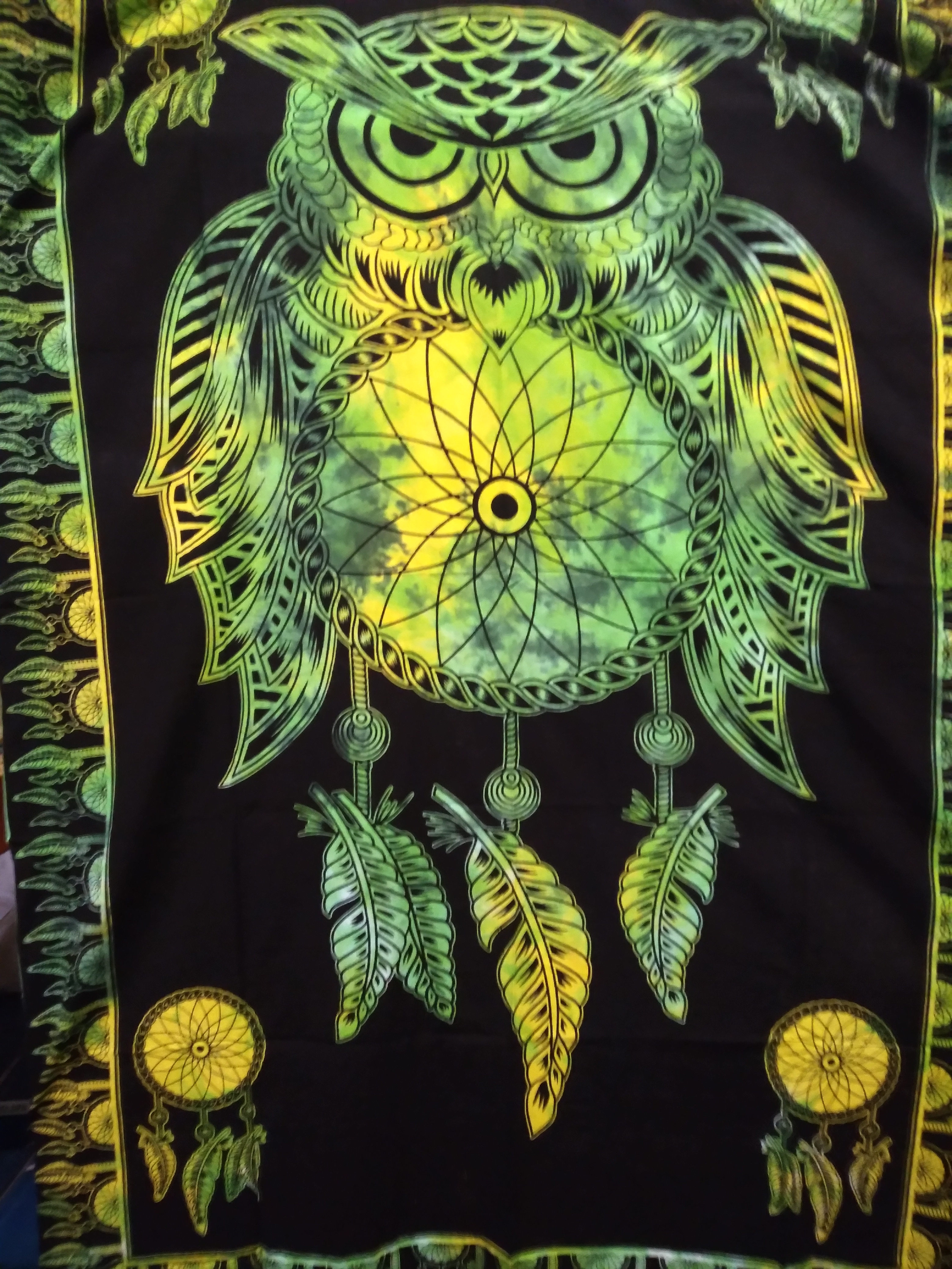 Owl Dreamcatcher Tapestry Single Size