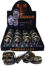 Metal Skull Grinder (12 Pack)