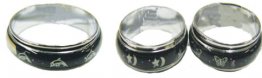 Spinner Band Mood Ring With Designs