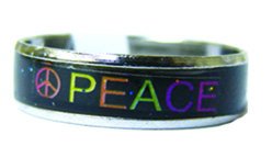 Peace Sign Mood Ring