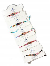 Cowrie and Bead Rope Bracelets (36pcs On Tube)