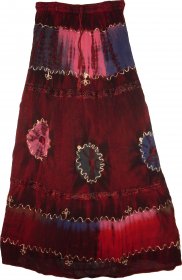Circle Tie Dye Skirt - Short