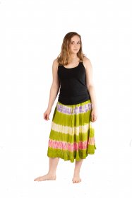 Tie Dye Mid-Length Skirt