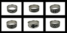 Stainless Steel Enamel Ring