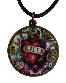 Reduced Price for Special Limited Time Medium Size Tattoo Design Pendant Necklaces #6
