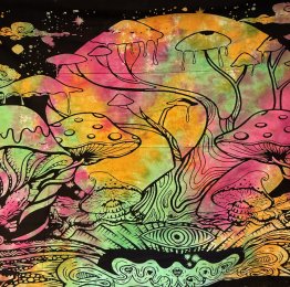 Multi Mushroom Single Single Tapestry