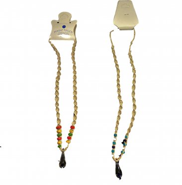 Hemp Necklace with Small Mushroom Pendant (12pcs)