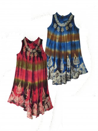 Batik Tie Dye Dress