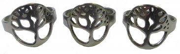 Tree of Life Stainless Steel Ring