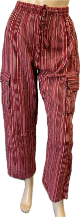 Striped Cotton Pants